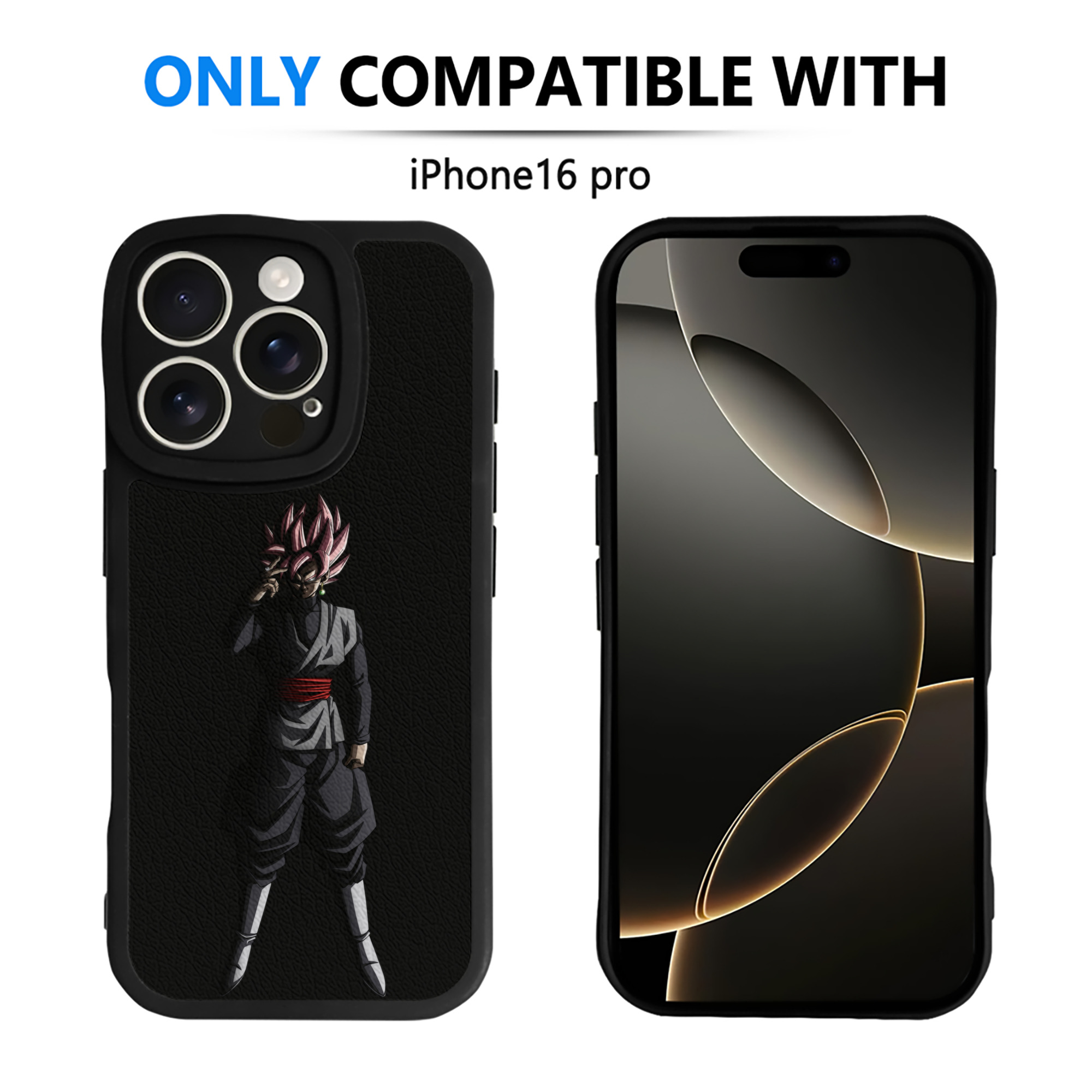 （画像用） ドラゴンボール ベジット DRAGON BALL Vegetto 【iPhone 16シリーズ対応】シリコンスマホケース（レザー調） 材質：シリコン
